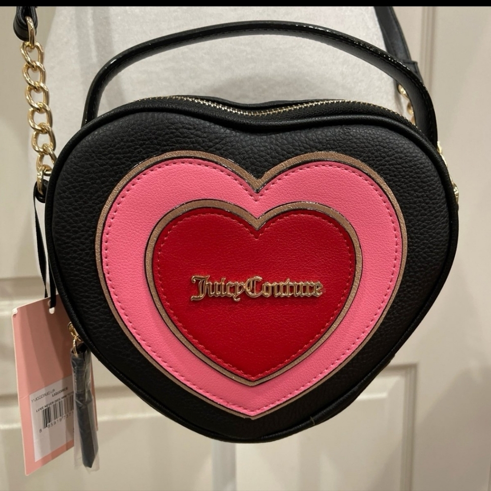 Juicy Couture Liquorice Love Never Dies Mini Tote Crossbody Bag